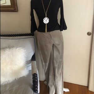 Luxurious suede pants